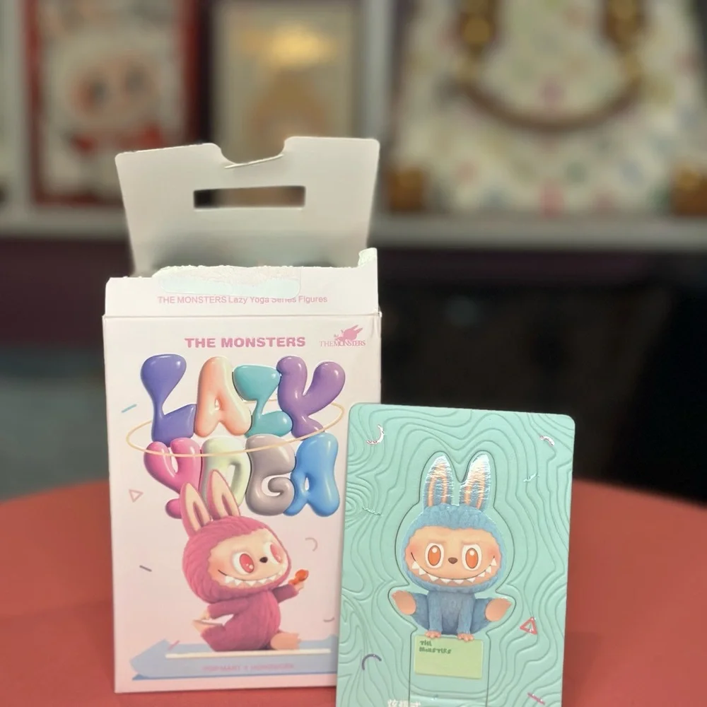 Pop Mart THE MONSTERS Labubu Lazy Yoga Series Show Off Figure